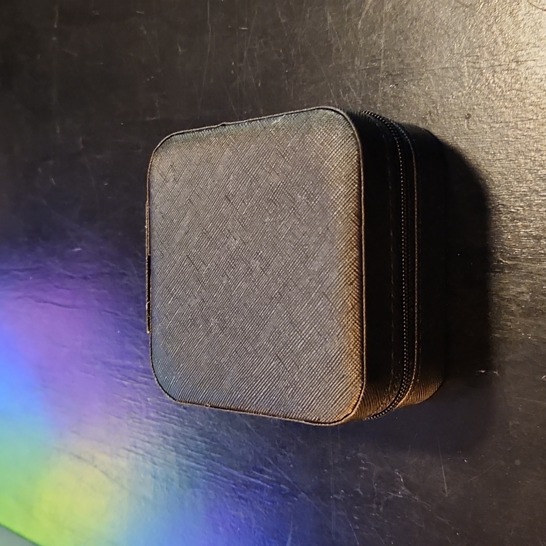 New Leather Travel Jewelry Box Black